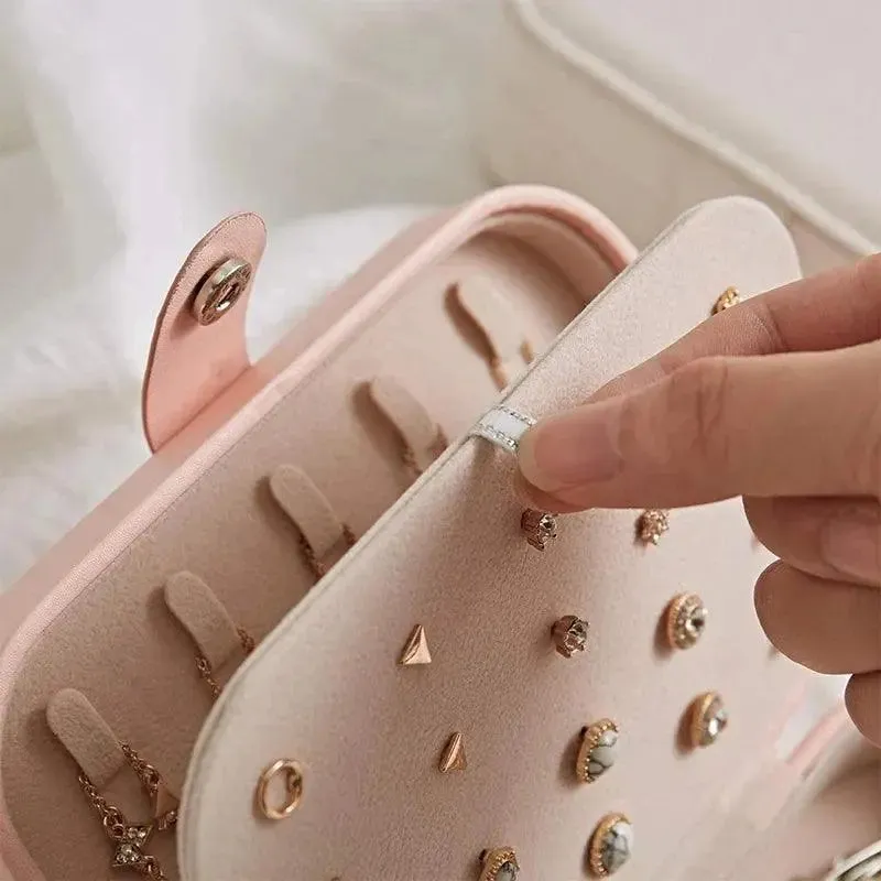 Travel Jewelry Organizer - Stylish & Portable Storage Box