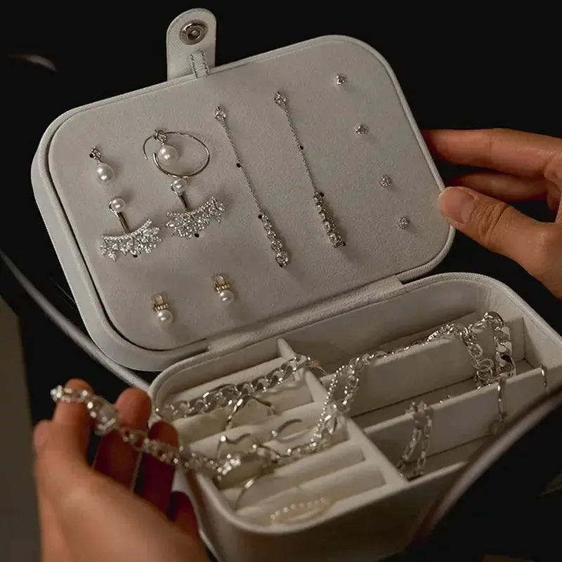 Travel Jewelry Organizer - Stylish & Portable Storage Box