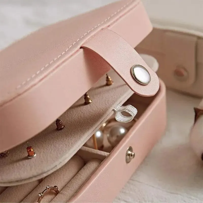 Travel Jewelry Organizer - Stylish & Portable Storage Box