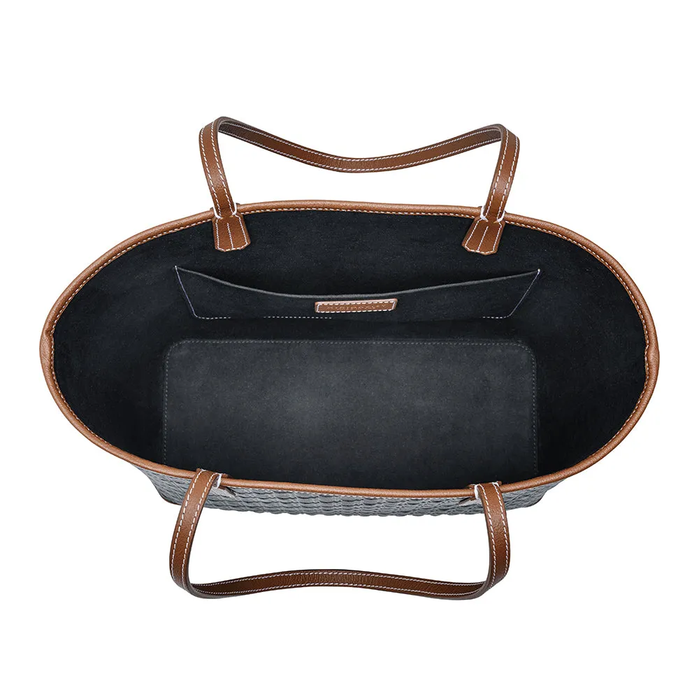 Travel Tote / Black and Tan