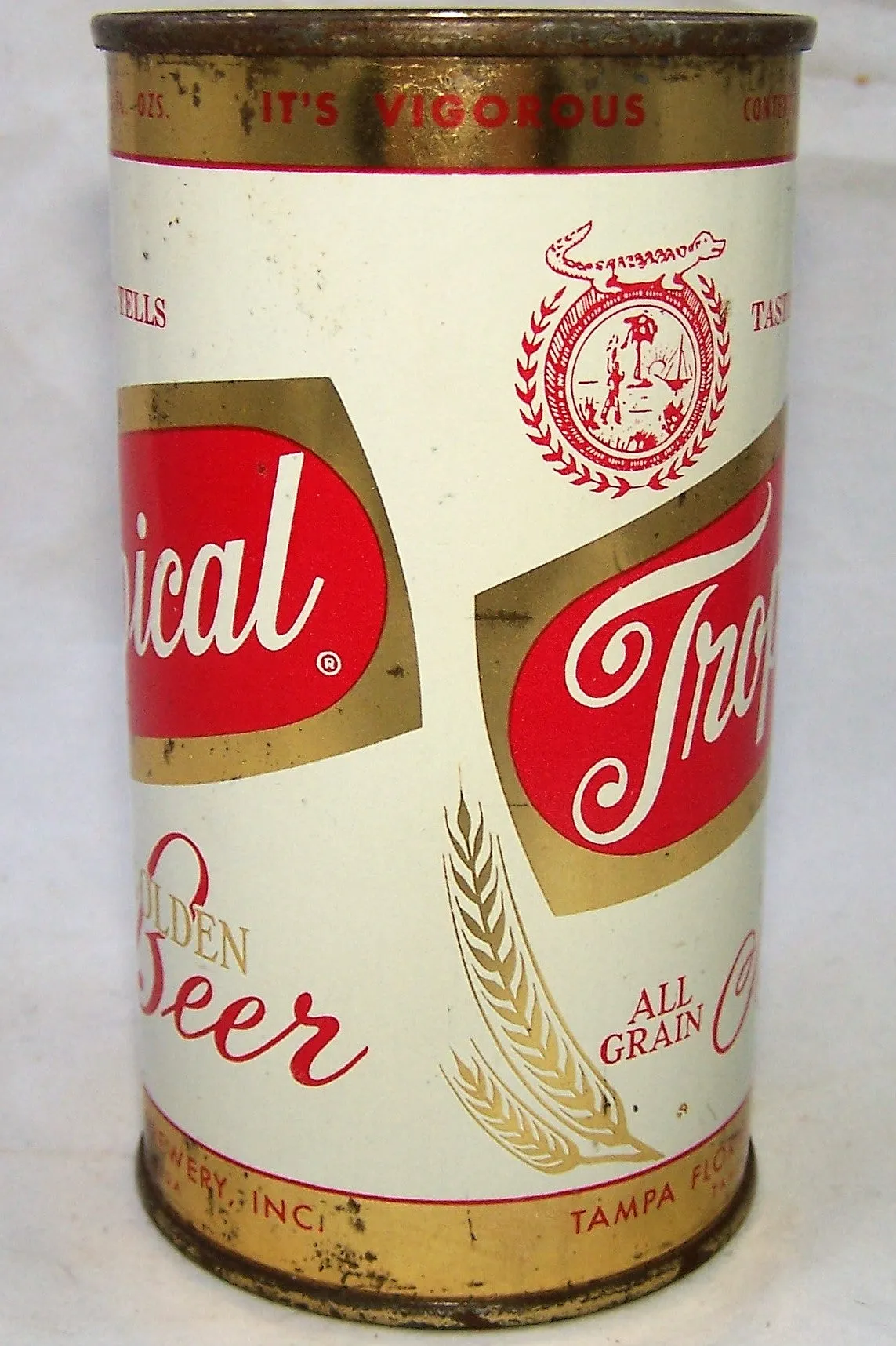 Tropical Golden Beer Grade 1- Florida can