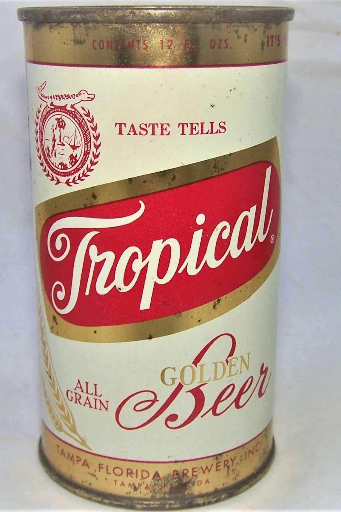 Tropical Golden Beer Grade 1- Florida can