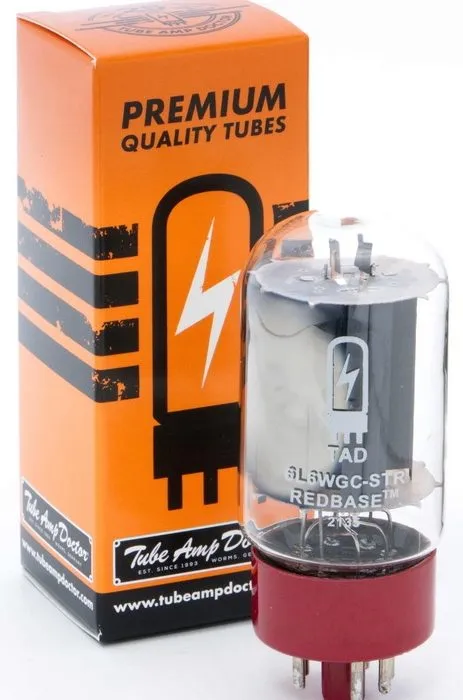 TUBE AMP DOCTOR TAD 6L6WGC STR REDBASE Valvola Finale TAD Premium Matched