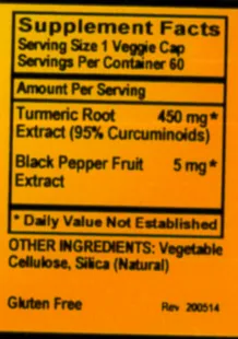 Turmeric, vcaps