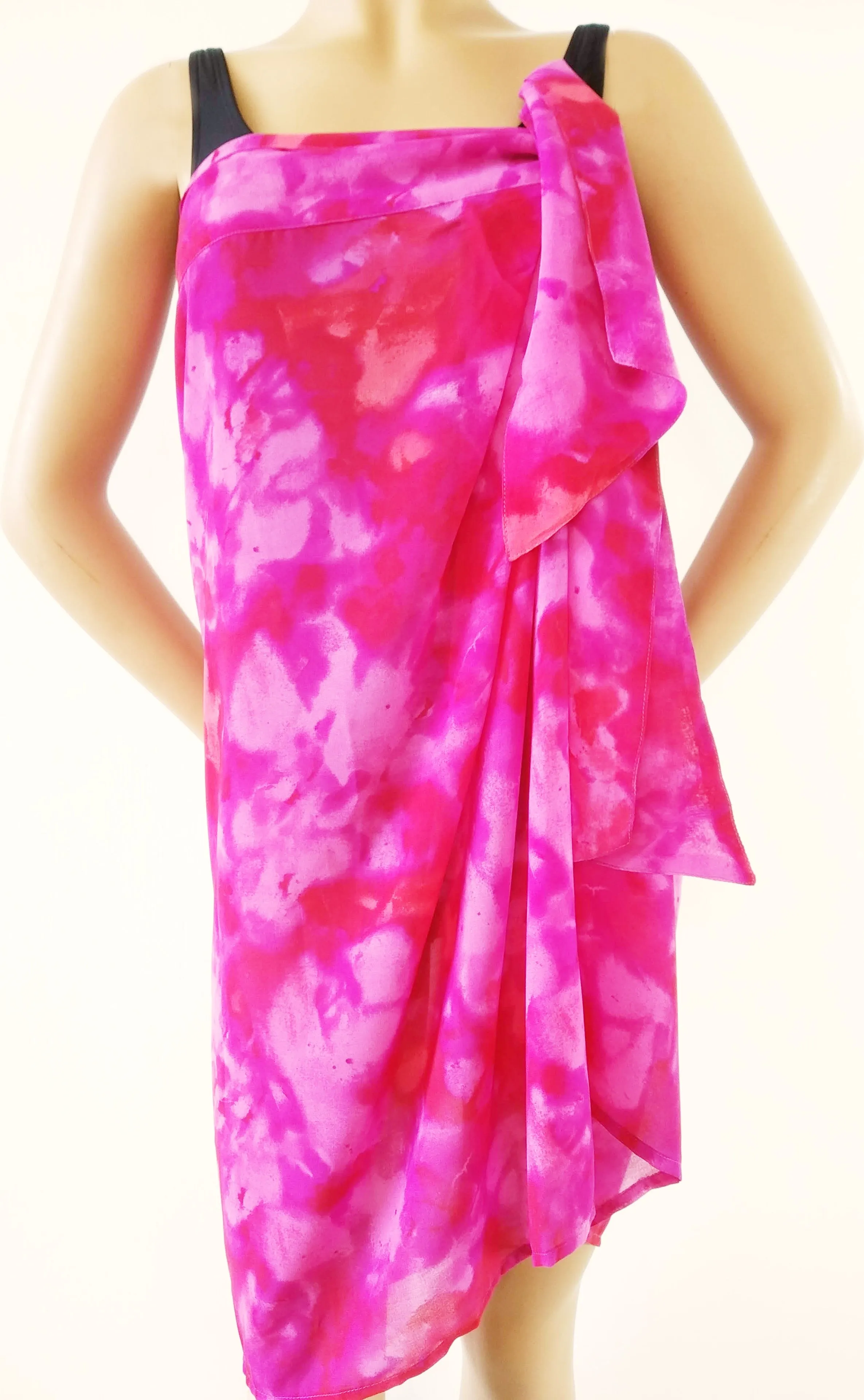 Tye dye Maxi skirt tie belt