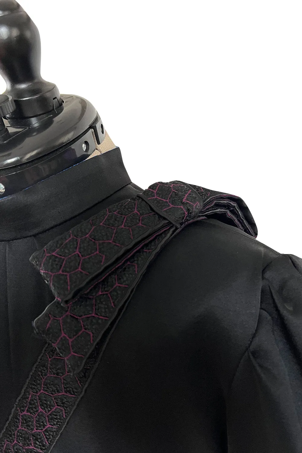 Unusual 1980s Nina Ricci by Gérard Pipart Witty Trompe L'oeil HandBag Dress