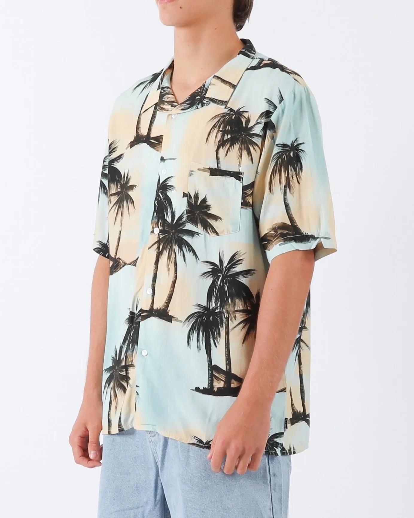 V LAND S/S SHIRT - PALM