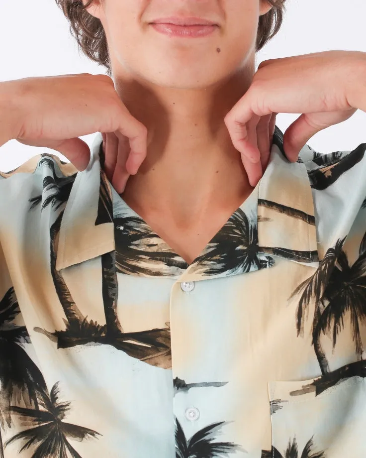 V LAND S/S SHIRT - PALM