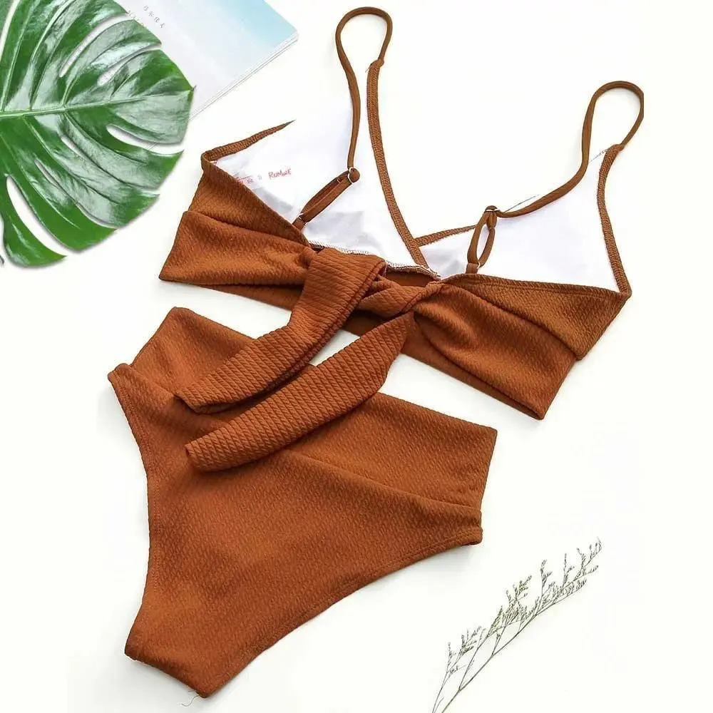 V-neck Sexy Strappy Women Swimsuit Swimsuit, V-neck, Women Swimsuit