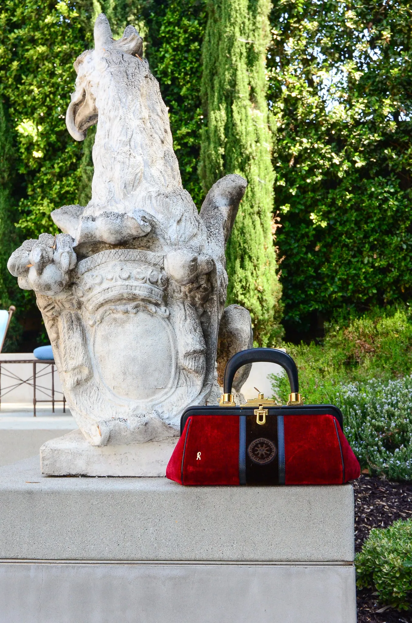 Velvet Stripe Doctor Bagonghi Bag