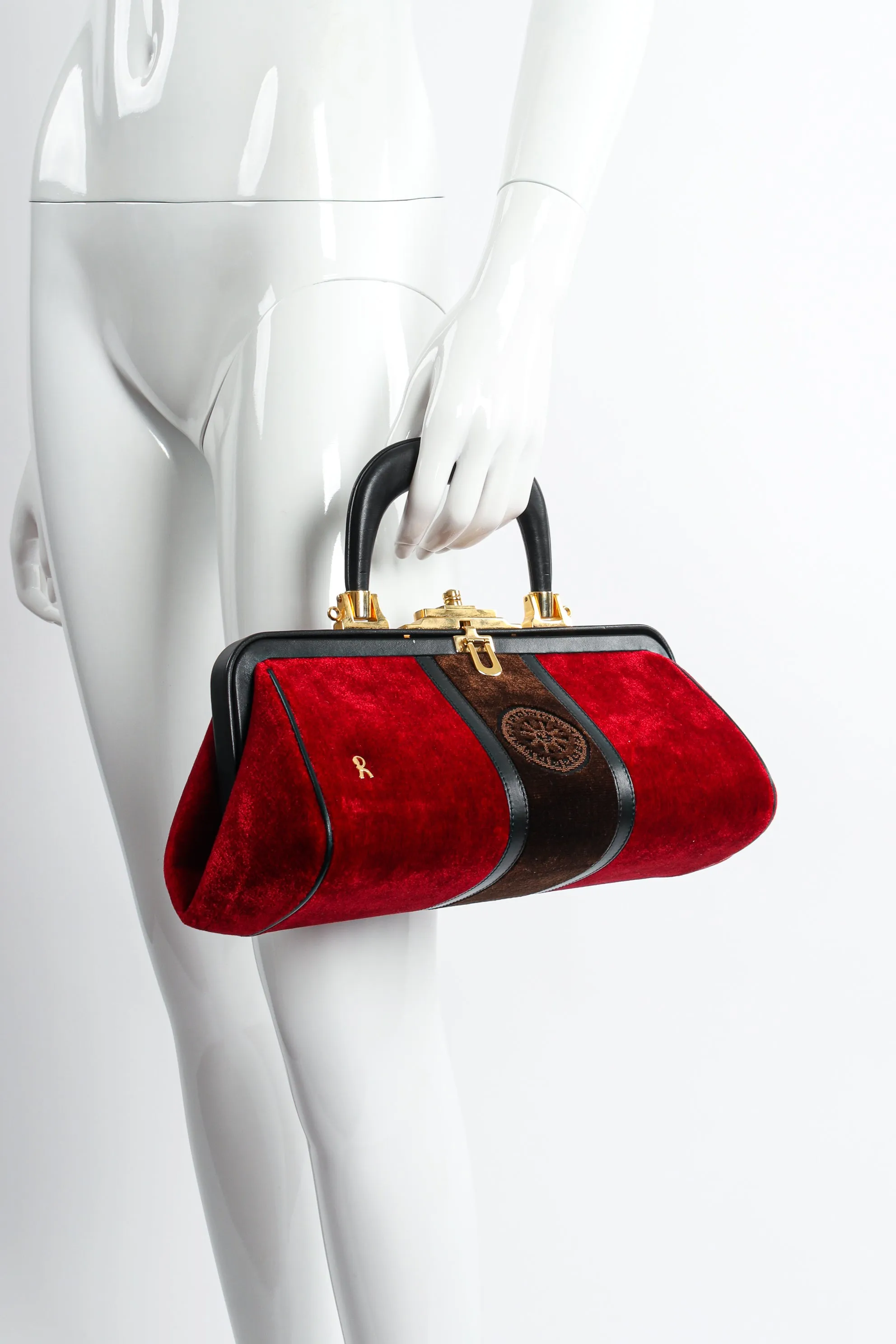 Velvet Stripe Doctor Bagonghi Bag