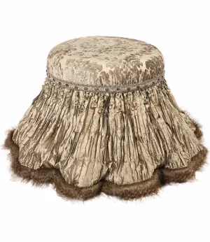Venetian Foot Stool/Vanity Stool