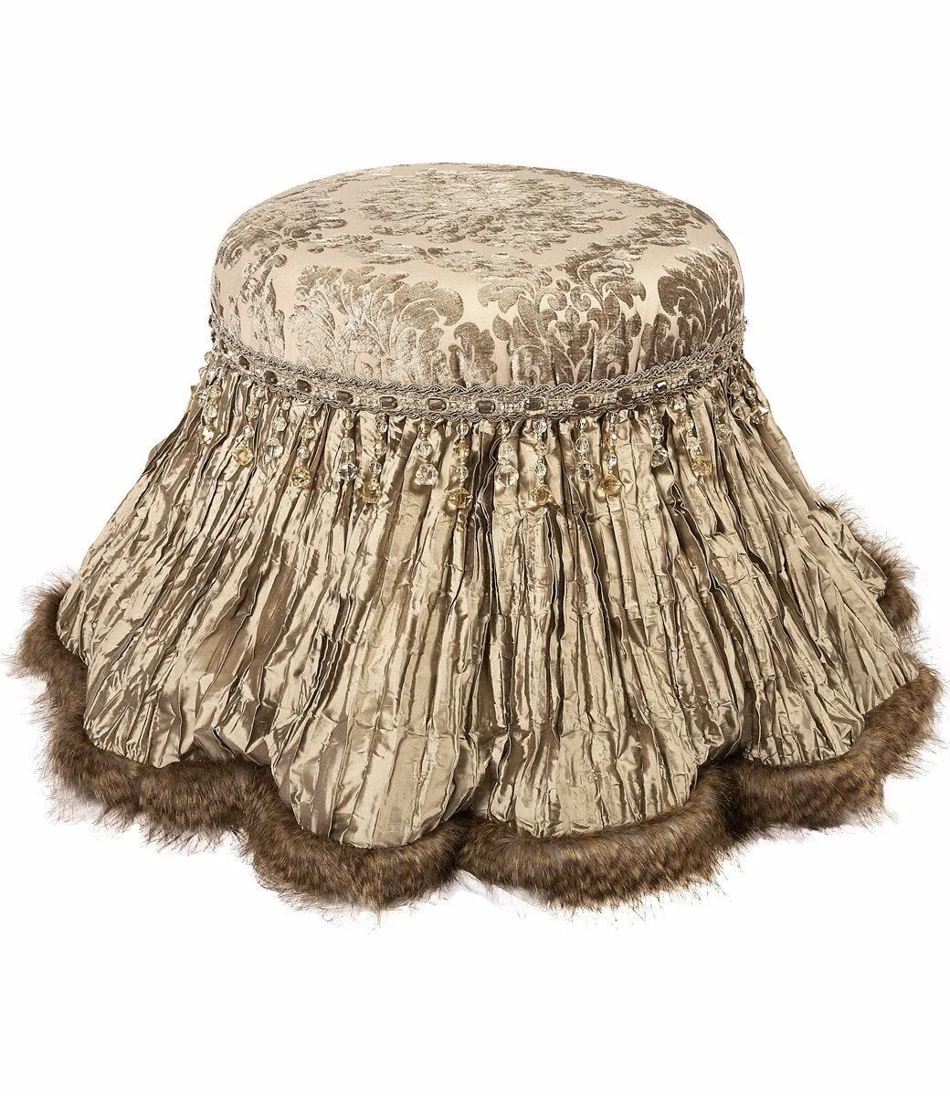 Venetian Foot Stool/Vanity Stool