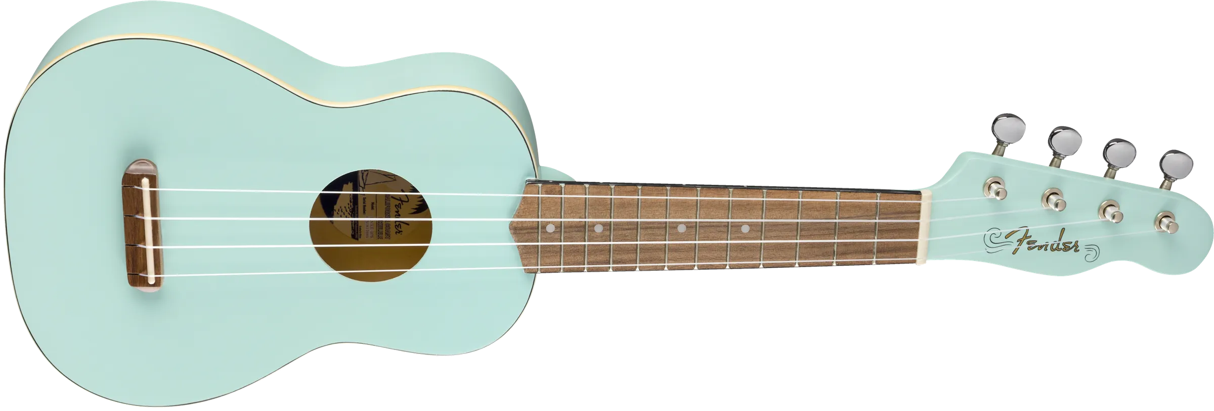 Venice Soprano Uke, Walnut Fingerboard, Daphne Blue