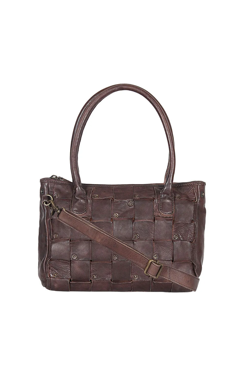 Versailles Woven Bowler Bag