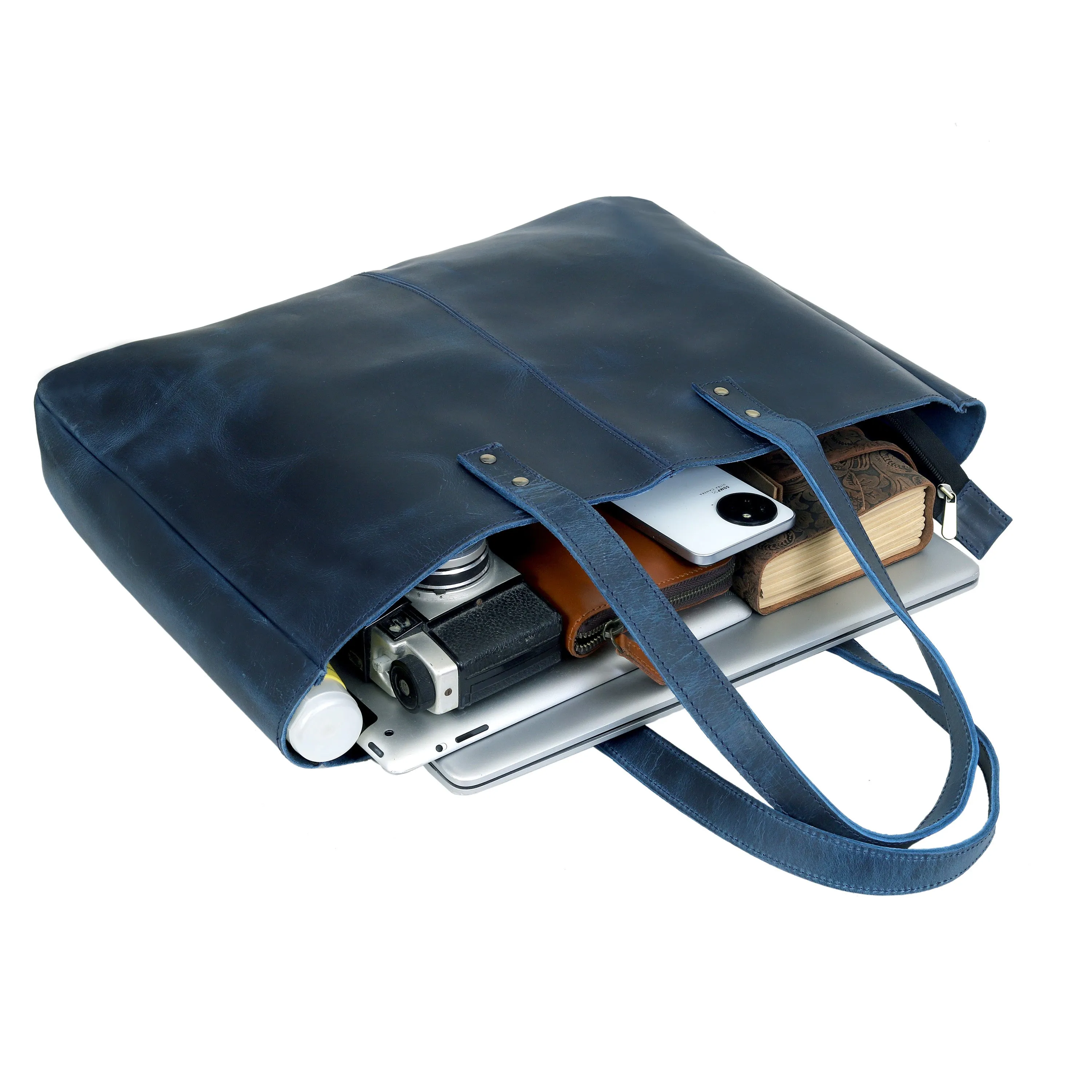 Victoria Buffalo Leather Tote Bag  Wallet Set