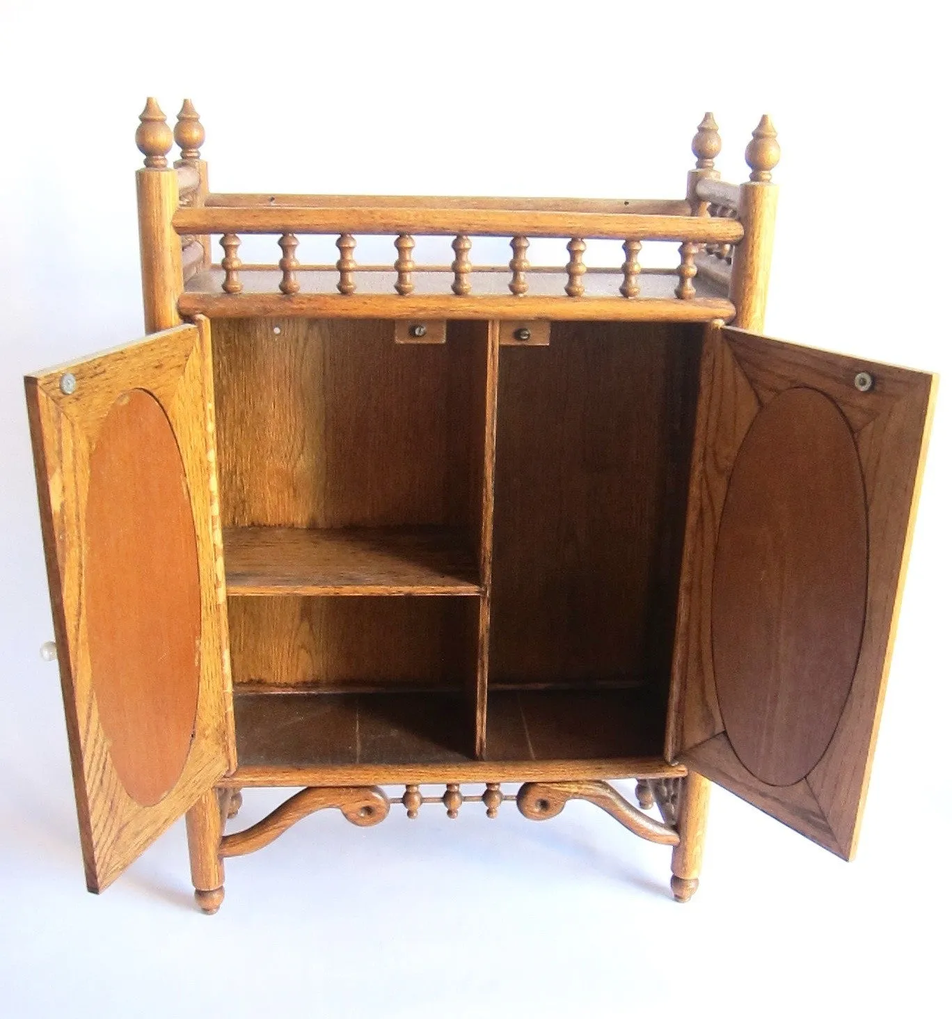 Vintage Wooden Bathroom Wall Cabinet