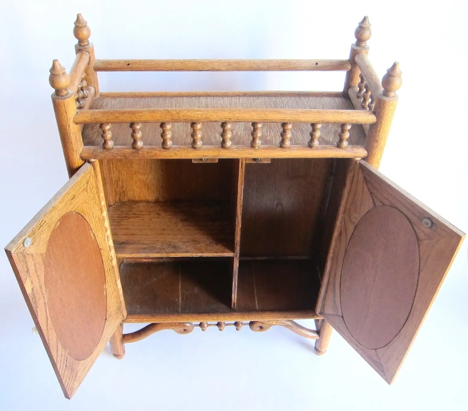 Vintage Wooden Bathroom Wall Cabinet