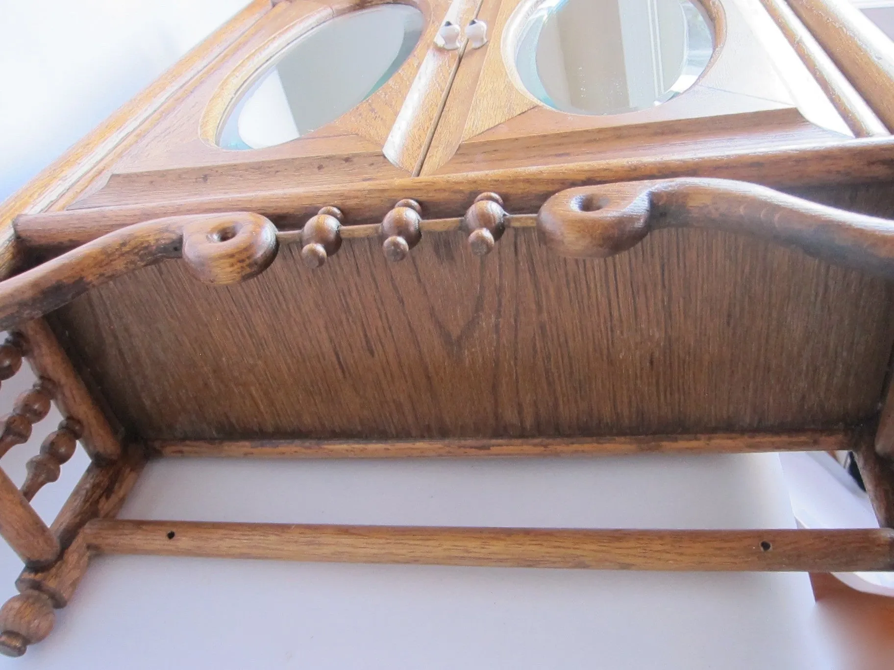 Vintage Wooden Bathroom Wall Cabinet