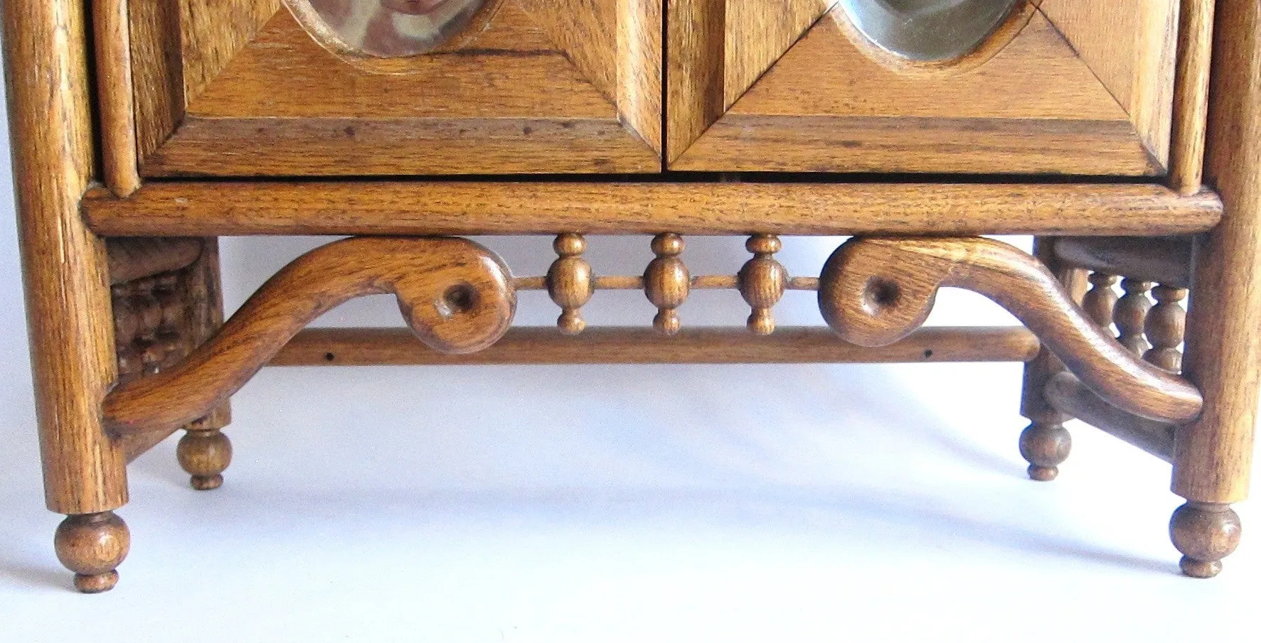 Vintage Wooden Bathroom Wall Cabinet