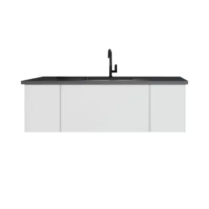 Vitri 54" Cloud White Bathroom Vanity with VIVA Stone Solid Surface Countertop