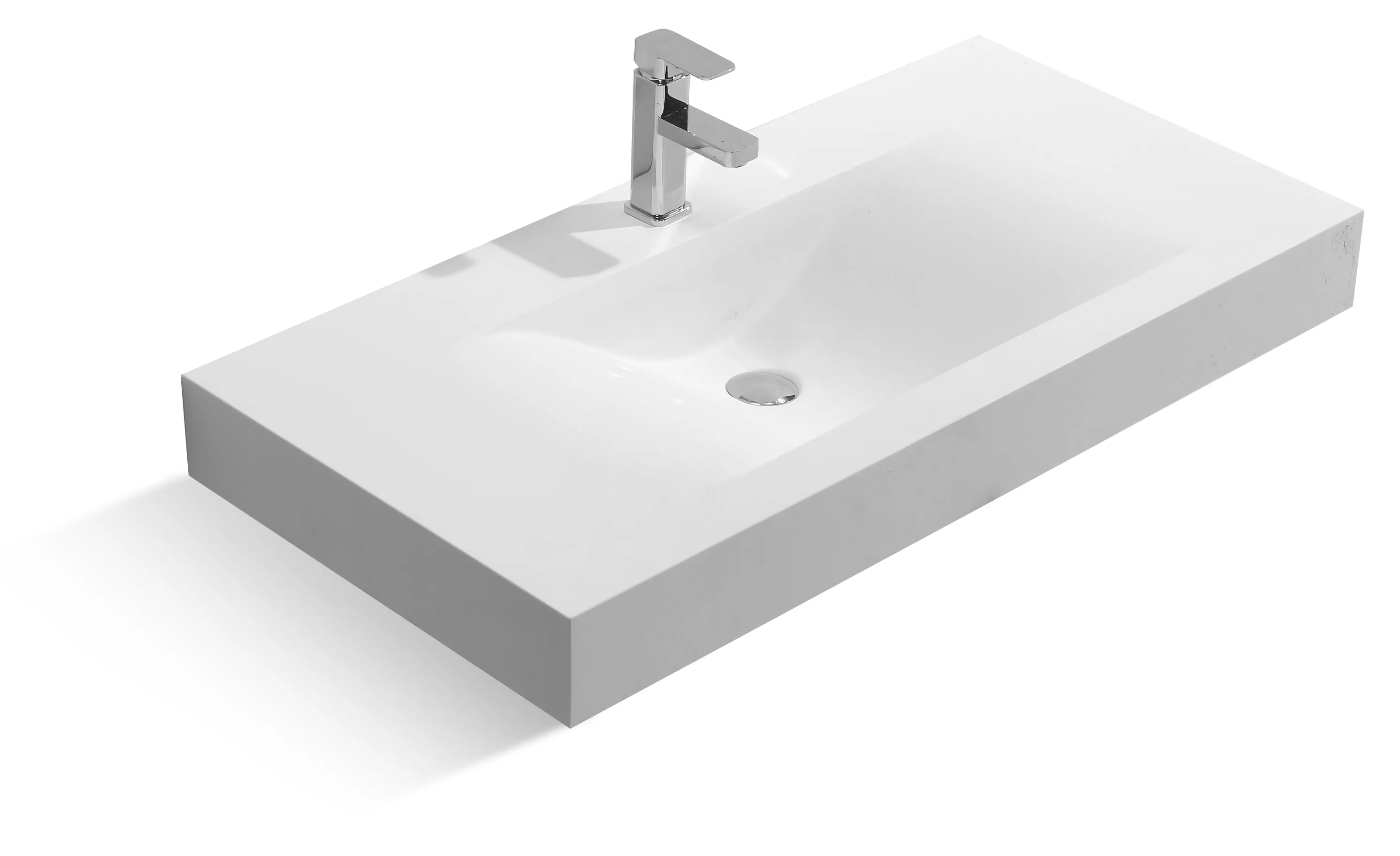 Wall Hung Basin w/ Large Sink - 1000mm - B1376