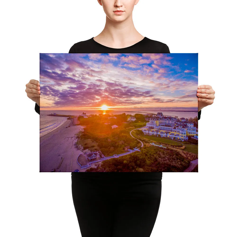 Watch Hill Sunset Over East Beach, Canvas Prints