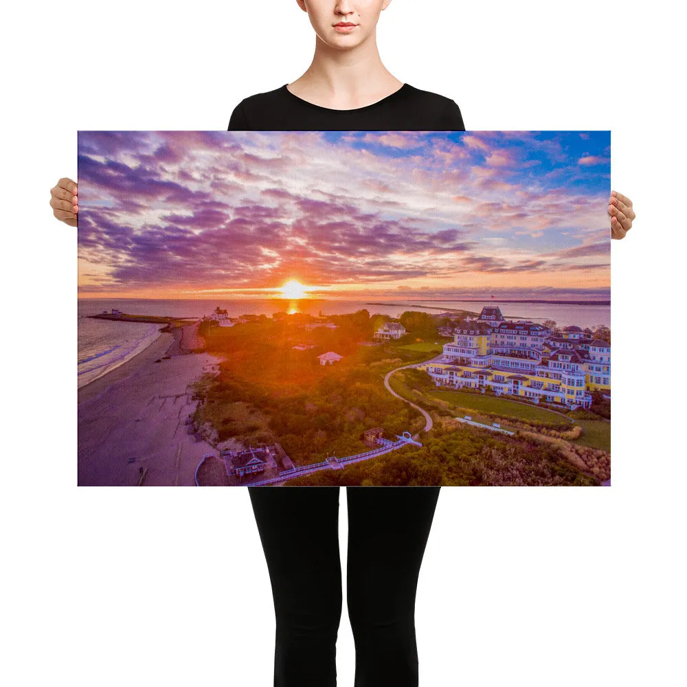 Watch Hill Sunset Over East Beach, Canvas Prints