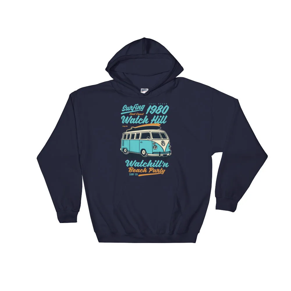 Watchill'n 'Beach Party' - Hoodie (Turquoise)