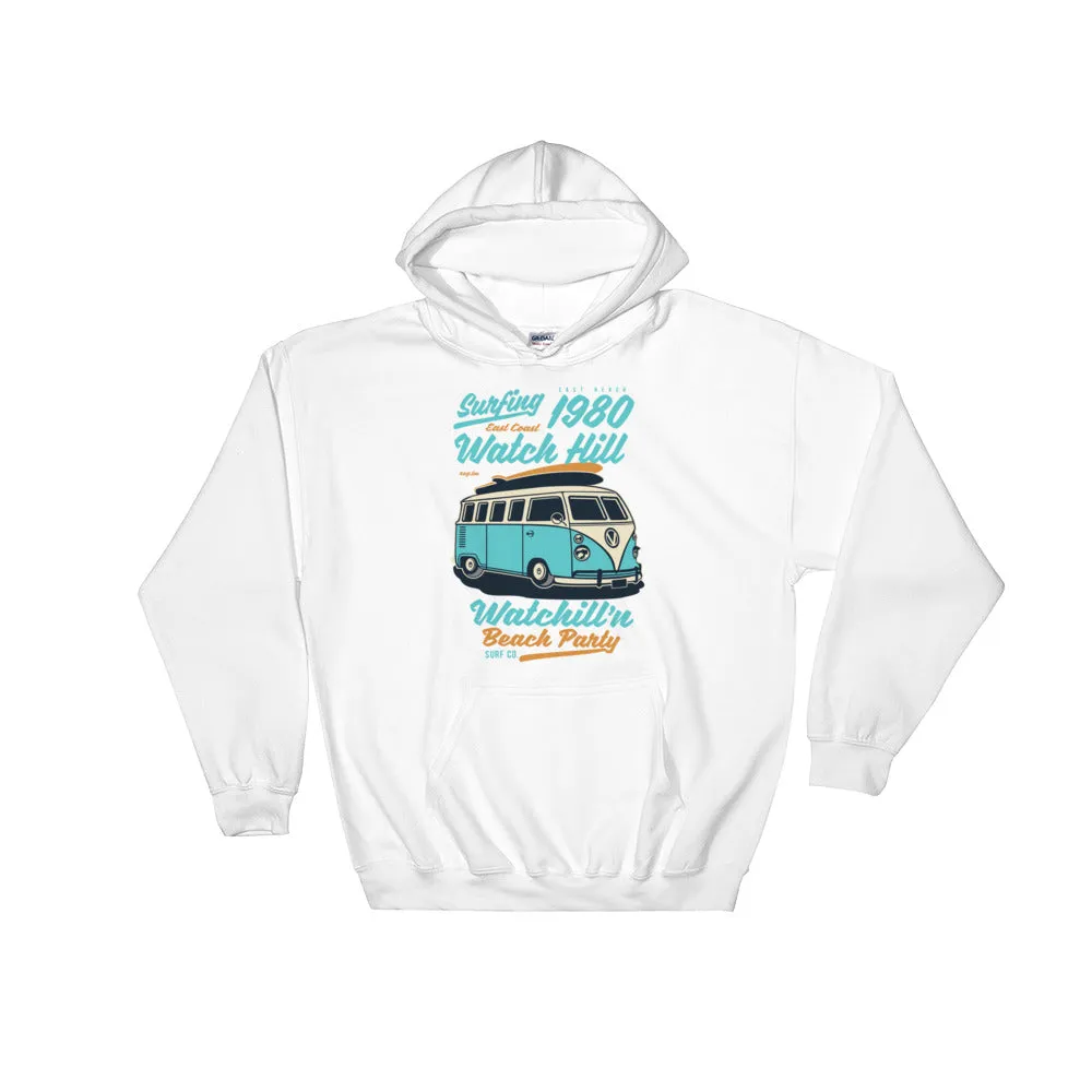 Watchill'n 'Beach Party' - Hoodie (Turquoise)
