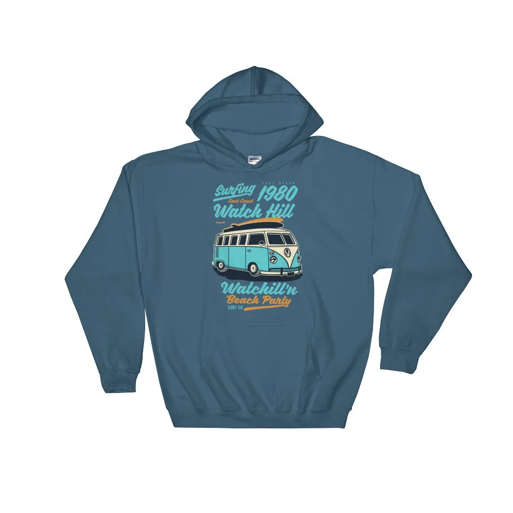 Watchill'n 'Beach Party' - Hoodie (Turquoise)