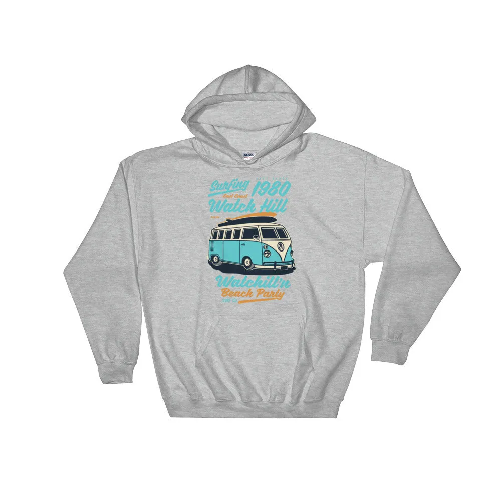 Watchill'n 'Beach Party' - Hoodie (Turquoise)