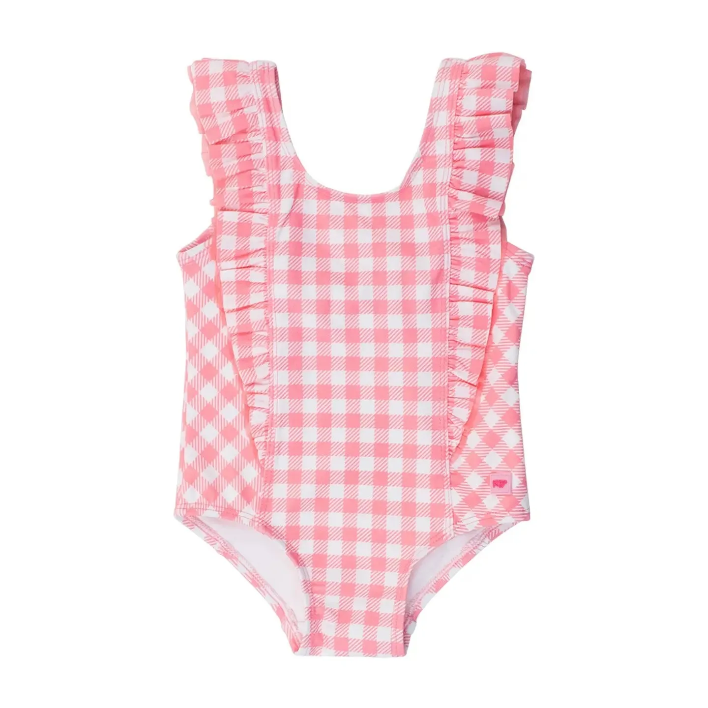 Waterfall Swimsuit - Bubblegum Gingham