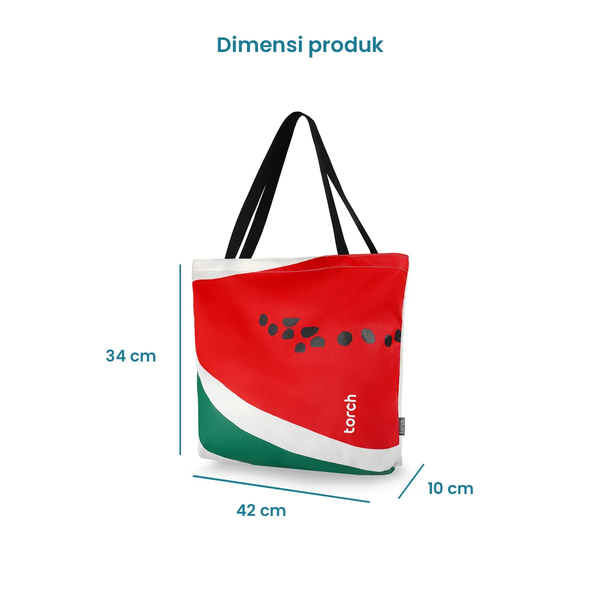 Watermelon Flag Tote Bag