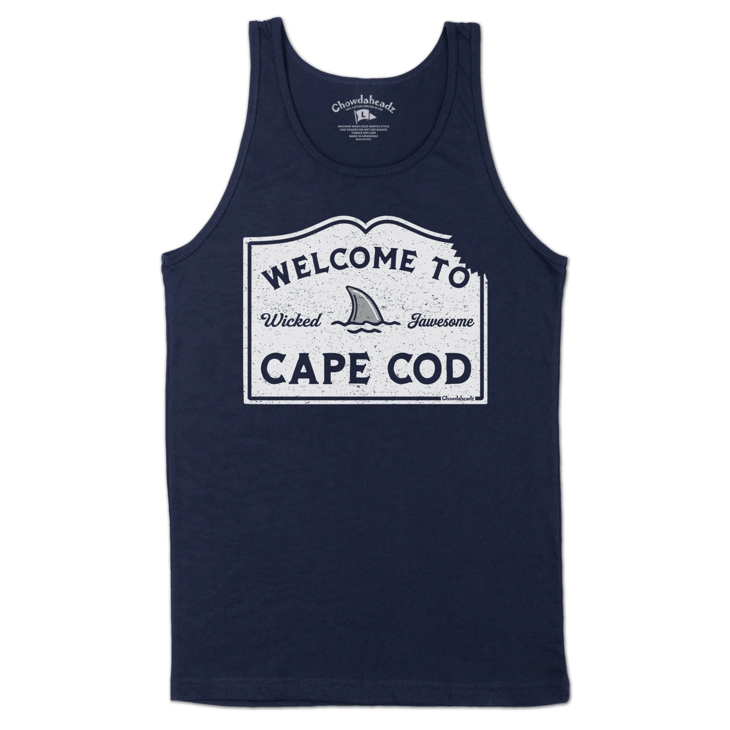 Welcome To Cape Cod Sign Men's Tank Top