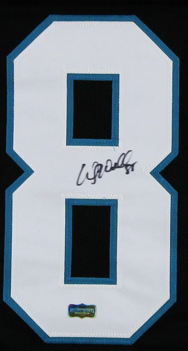 Wesley Walls Signed Carolina Custom Black Jersey