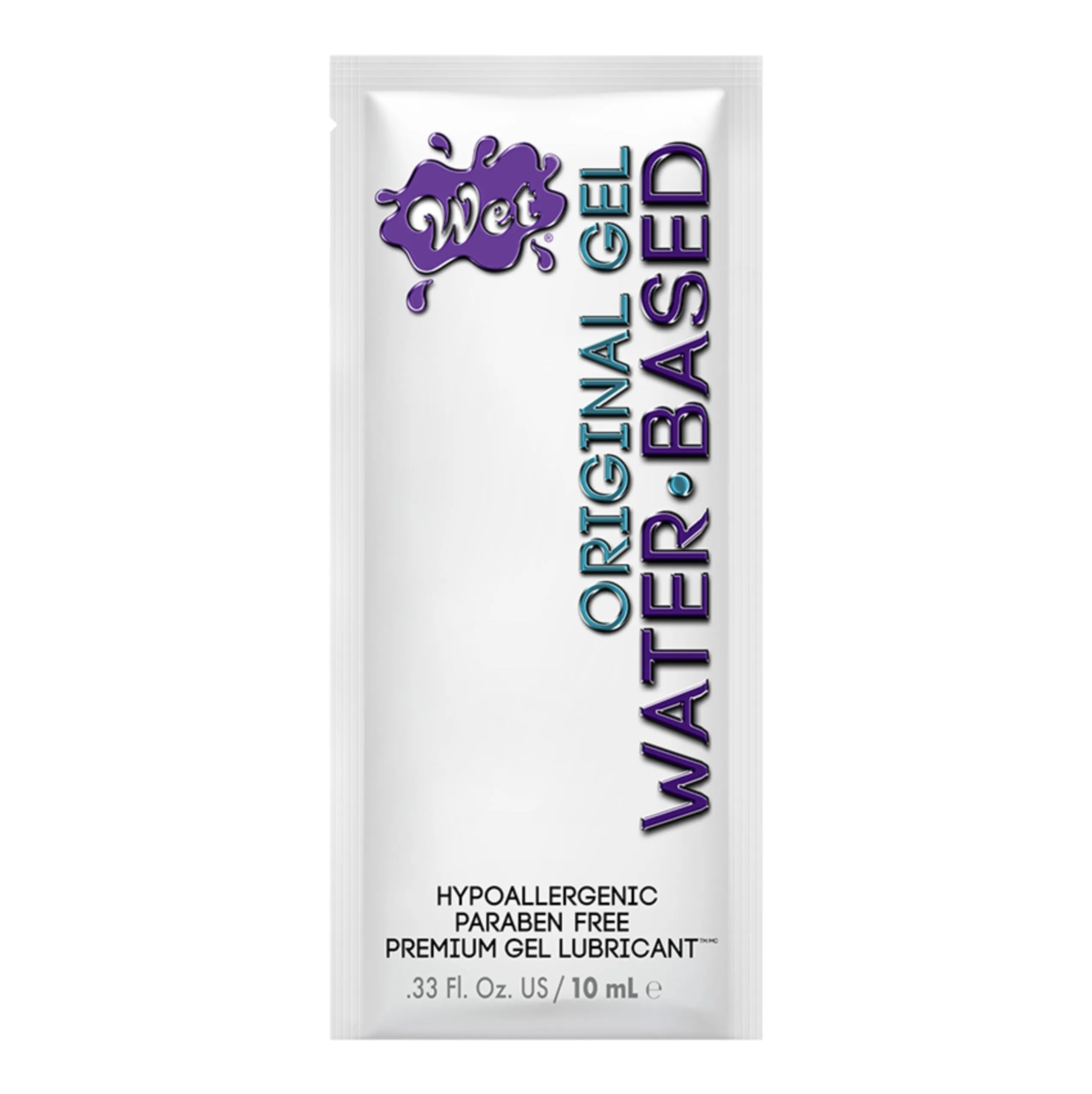 WET®  Original® Water Based Gel .33 FL.oz/10ML Pouch