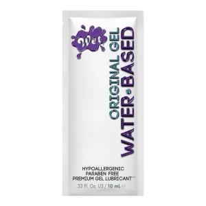 WET®  Original® Water Based Gel .33 FL.oz/10ML Pouch