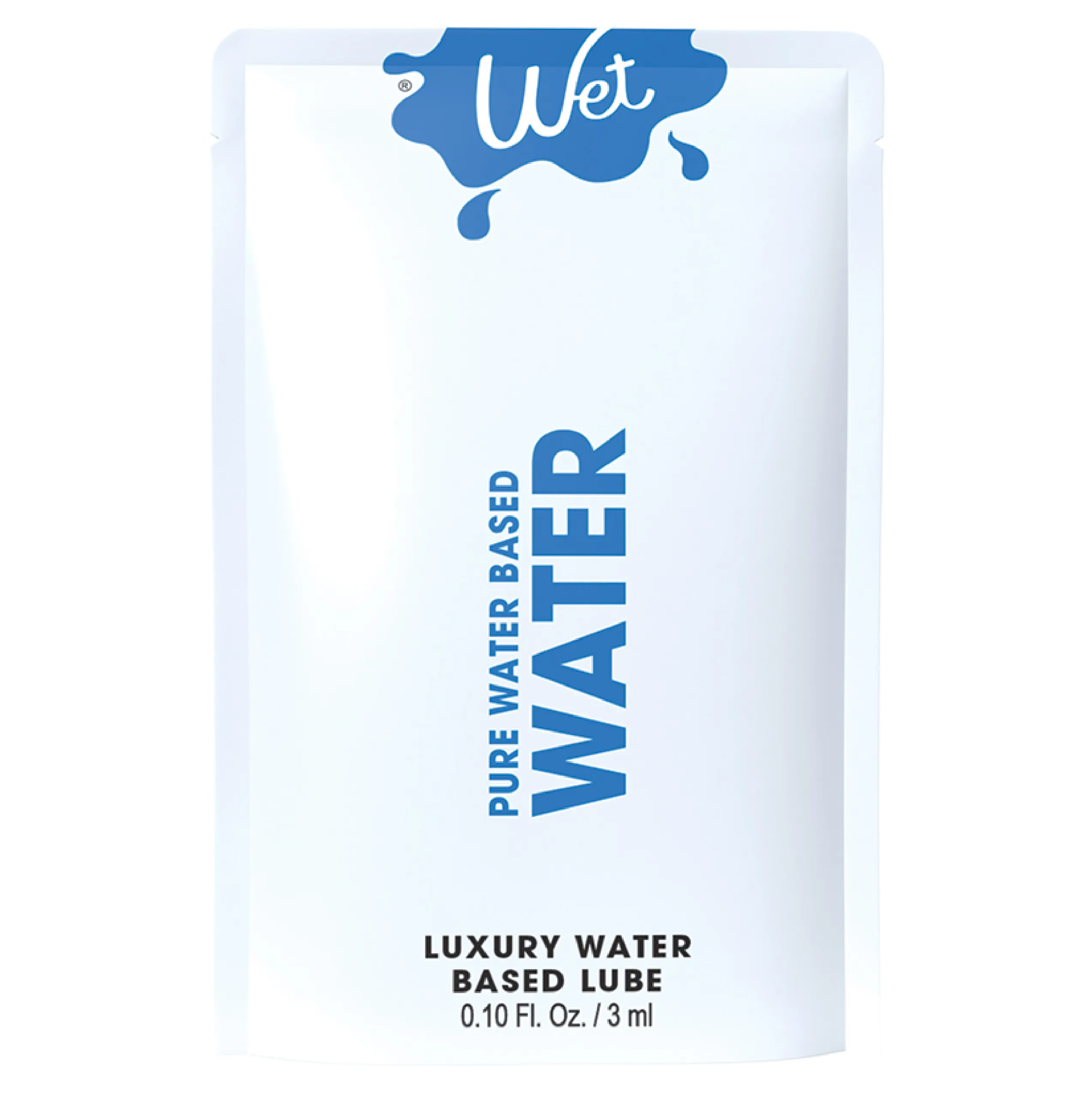 Wet Water Luxury Waterbased Lubricant 0.1oz