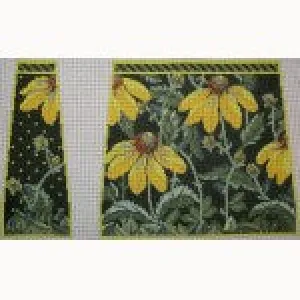 Wg12032-13 - 13 ct Yellow Echinacea 4 pc Tote