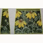 Wg12032-13 - 13 ct Yellow Echinacea 4 pc Tote