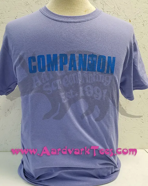 Wh - Companion - Whovian - Fans of The Doctor Handprinted Tee
