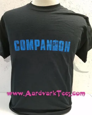 Wh - Companion - Whovian - Fans of The Doctor Handprinted Tee