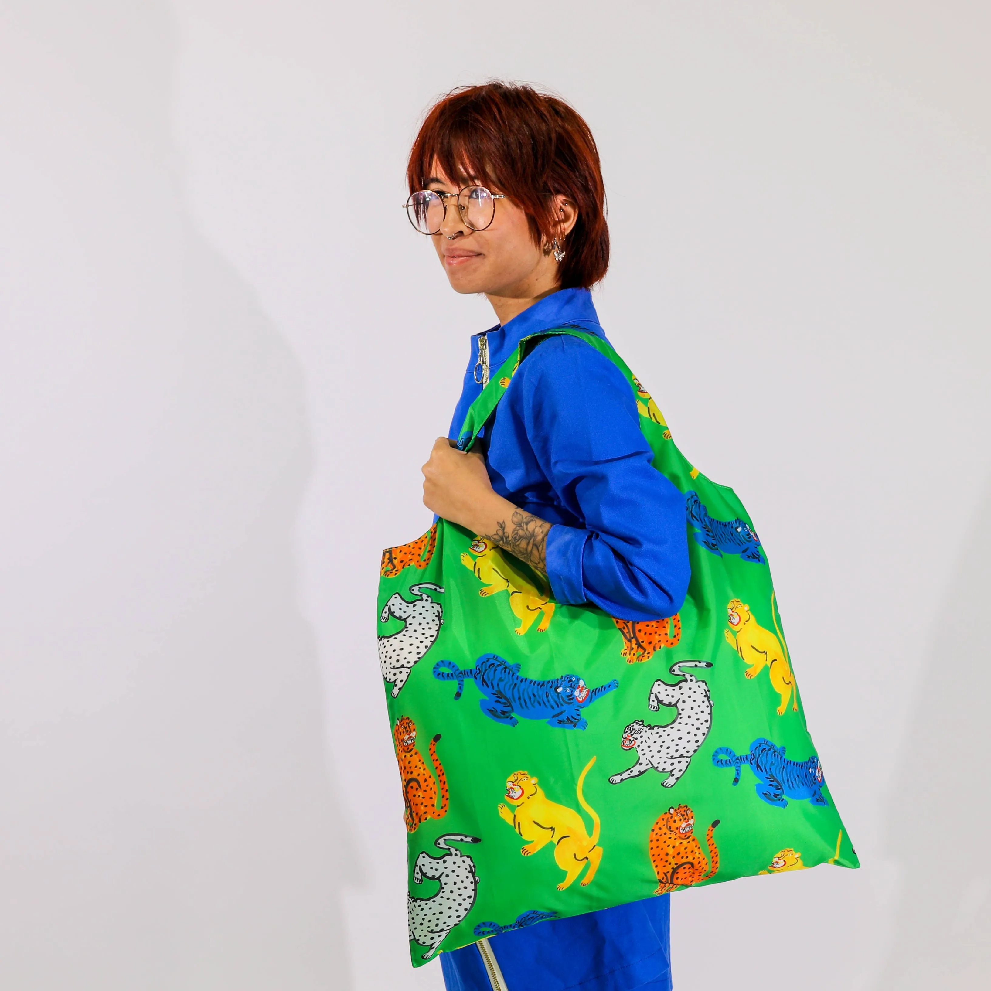Wild Cats Art Sack by Kristina Micotti - Reusable Tote