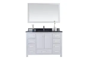 Wilson 48" White Bathroom Vanity with Countertop