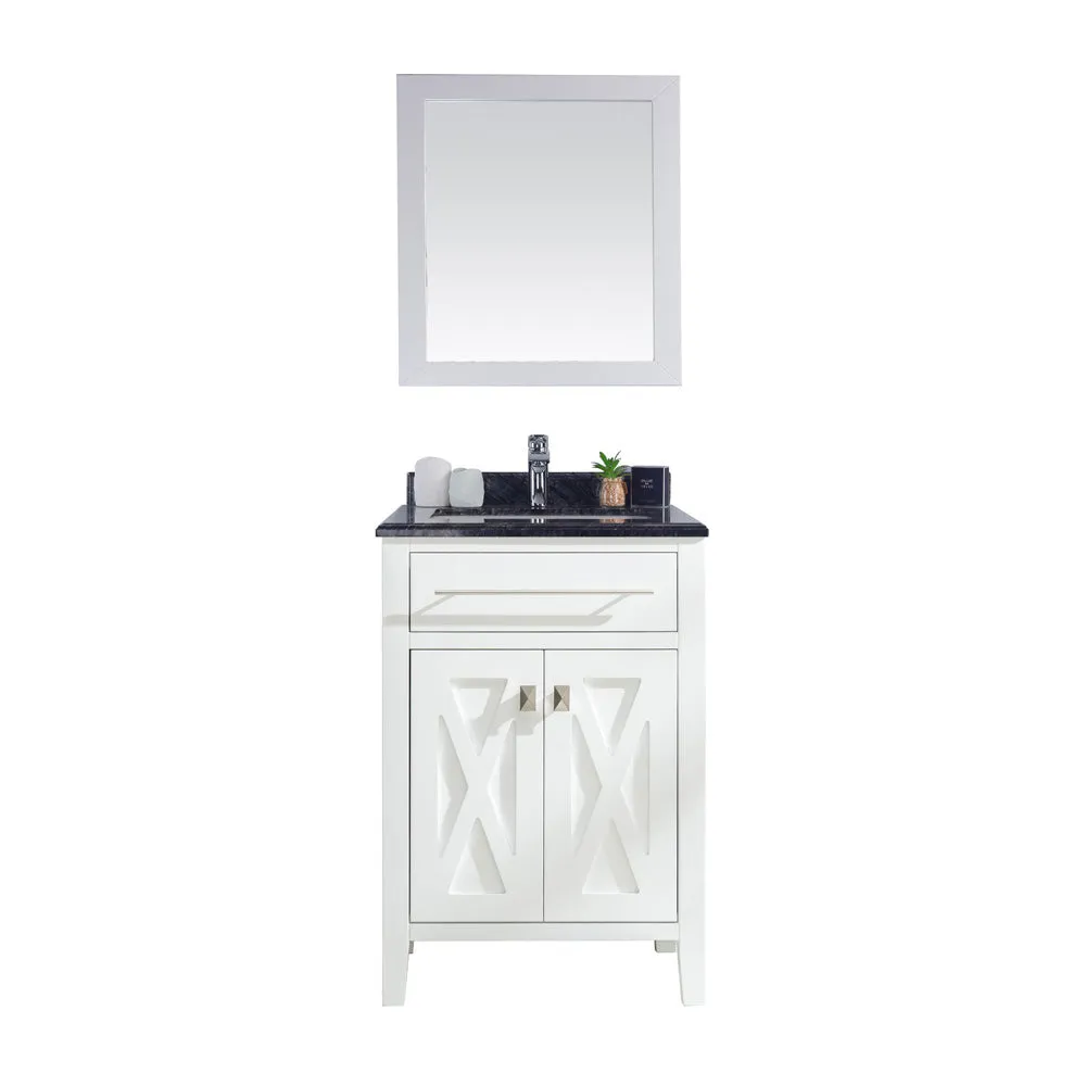 Wimbledon 24" White Bathroom Vanity with Countertop