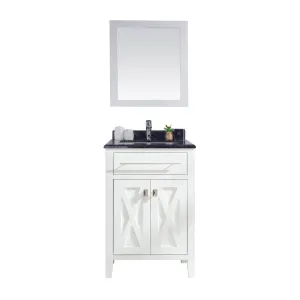 Wimbledon 24" White Bathroom Vanity with Countertop