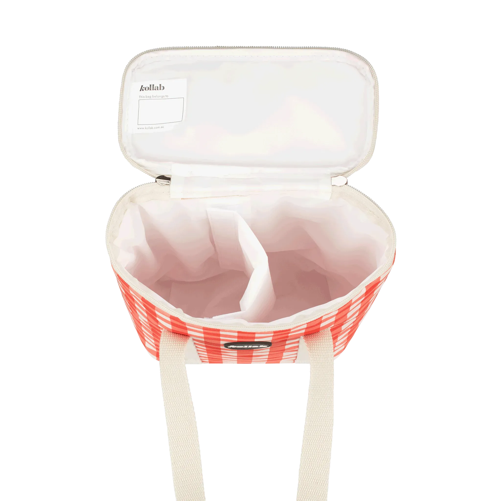 Wine Cooler Bag Red Check