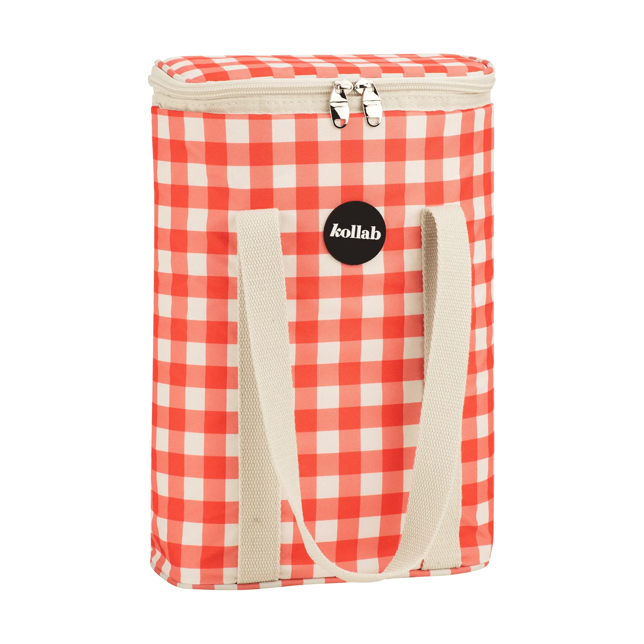 Wine Cooler Bag Red Check