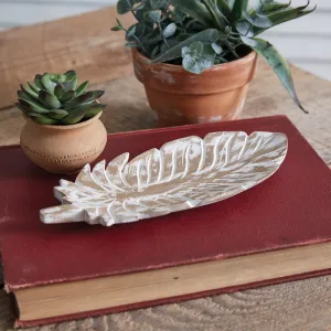Wood Leaf Trinket Dish